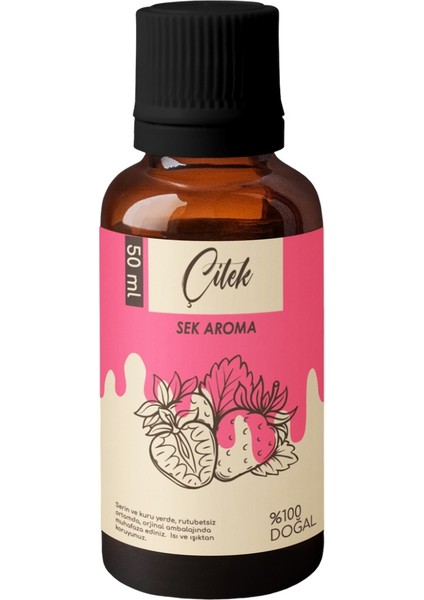 Çilek Vodka Kiti - Çilek Votka Aroması 50 ml (5 Lt Uyumlu)