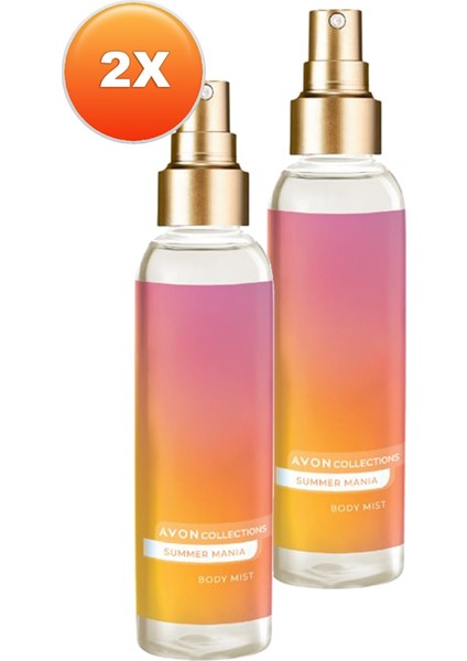 Collections Summer Mania Kadın Vücut Spreyi 100 Ml. Ikili Set fiyatları