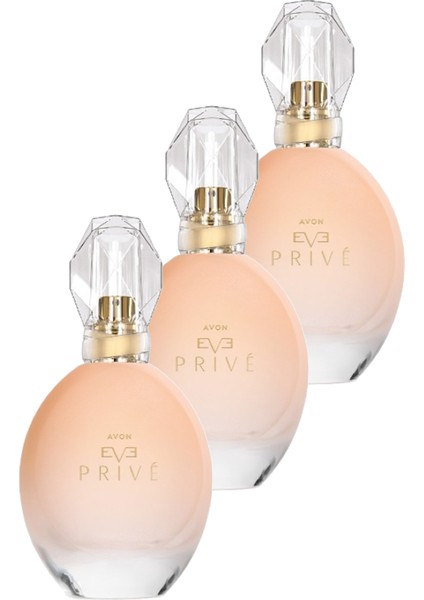 Eve Prive Kadın Parfüm Edp 50 Ml. Üçlü Set
