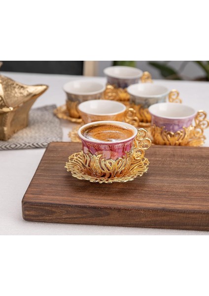 Türk Kahvesi Sunum Seti Metal Kahve Fincan Takımı Kahve Fincanı Kahvesi Espresso Fincanı Porselen fiyatları