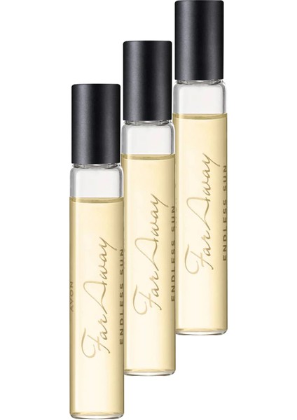Far Away Endless Sun Kadın Parfüm Çanta Boyu Edp 10 Ml. Üçlü Set