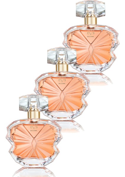 Eve Become Kadın Parfüm Edp 50 Ml. Üçlü Set