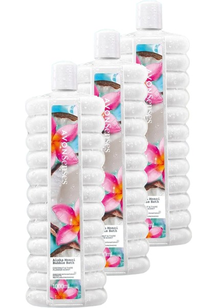 Aloha Monoi Banyo Köpüğü 1 Lt. Üçlü Set