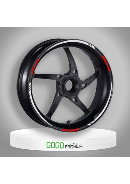 Yeni Motorsiklet Jant Şeridi Parçalı Beyaz Honda Pcx 125 150 2010-2021 Uyumlu Sağ-Sol/ön-Arka