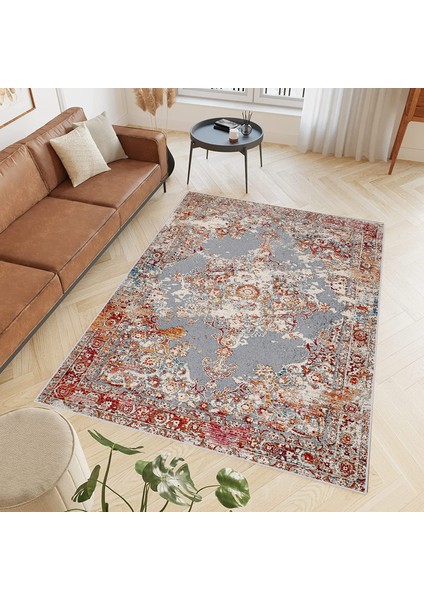 Dijital Baskı Yıkanabilir Kaymaz Taban Salon Halısı ve Yolluk RVG0793