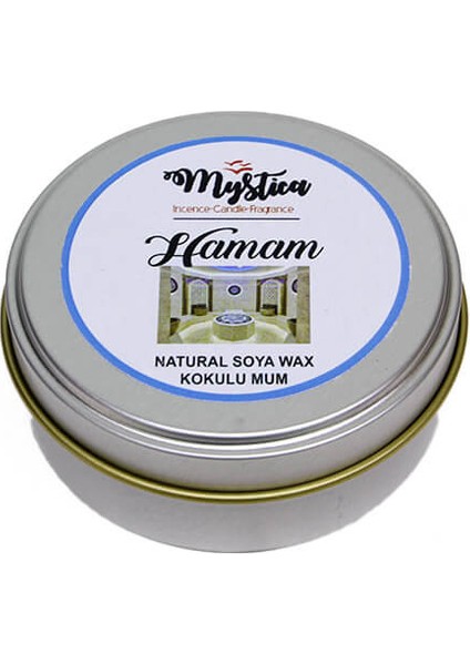 Soya Wax Mum Kokulu Tenekede Hammam