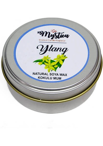 Soya Wax Mum Kokulu Tenekede Ylang Ylang