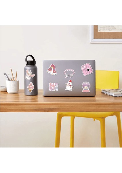 Pembe Tema 35 Adet Sticker fiyatları