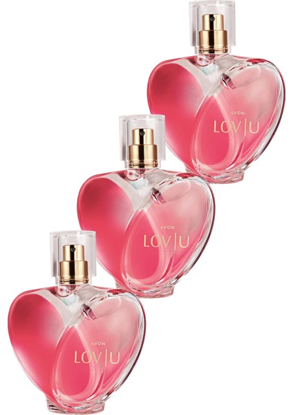 Lov U Kadın Parfüm EDP Üçlü Set 50 ml