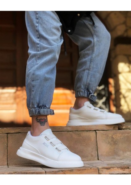 Erkek Siyah Üç Bantlı Sneaker Taban Mevsimlik Günlük Ayakkabı fiyatları