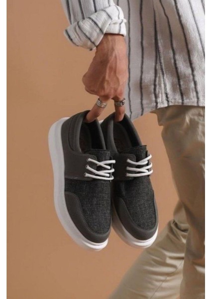 Süet Bağcıklı Erkek Sneaker Taban Günlük Ayakkabı