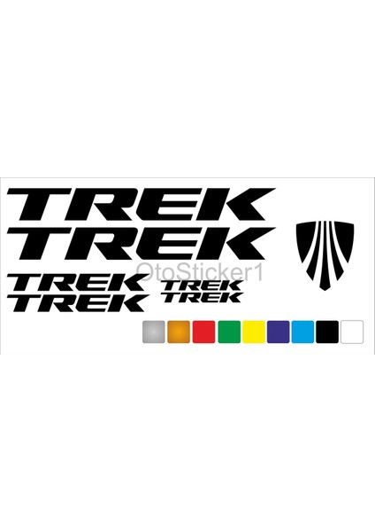 Trek Bisiklet Kadro Sticker Set Premium Kalite