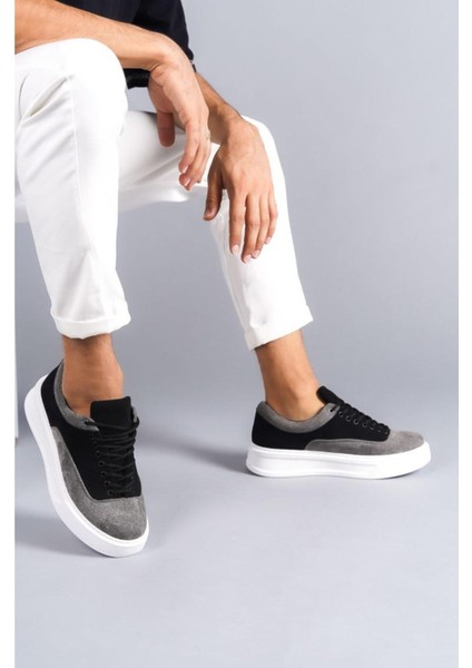 Süet Bağcıklı Erkek Spor Sneaker Ortopedik Taban Günlük Ayakkabı fırsatları