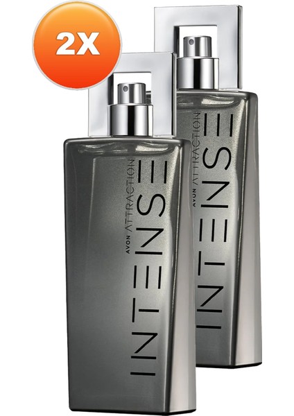 Attraction İntense Erkek Parfüm EDT İkili Set 75 ml