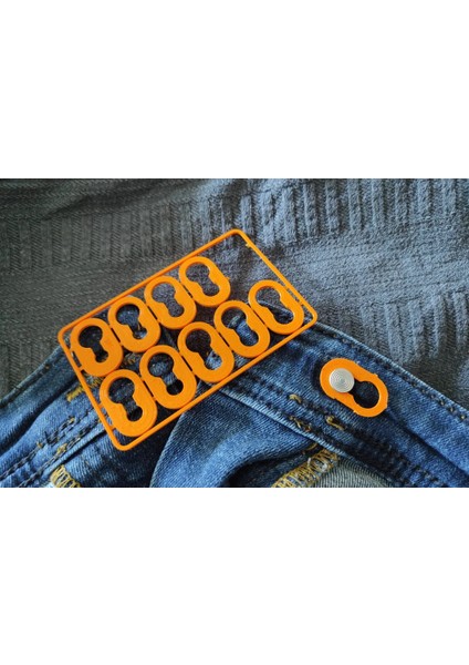 3’lü Çok Amaçlı Pantolon Düğmesi Parçası Seti