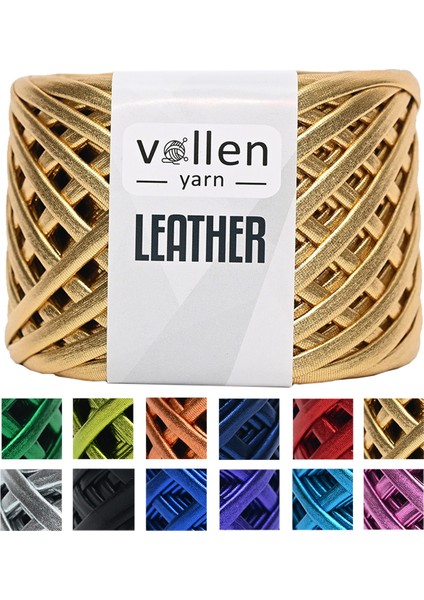 Premium Deri Ip Metalik Ip Çanta Ipi,parlak Penye İP.120 Gram