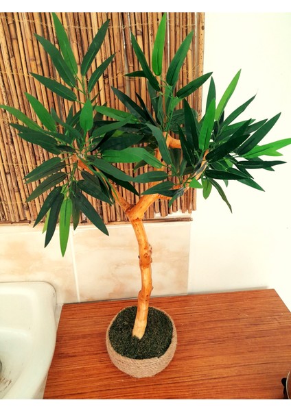 Yapay Bambu Ağacı 50 cm Dekoratif Ağaç Gövdesi Bambu Yaprak modelleri