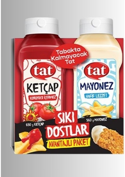Sıkı Dostlar Ketçap Mayonez 650 gr + 560 gr