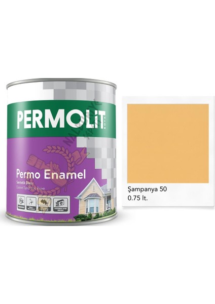 Enamel Sentetik Yağlı Boya Şampanya 0.75 Lt.