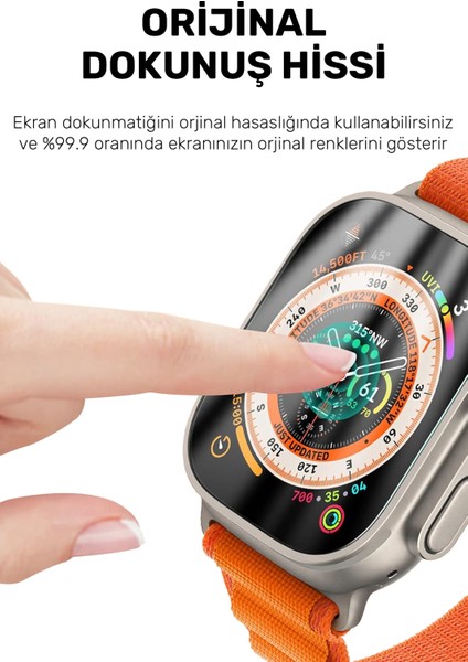 Apple Watch Ultra 49MM Uyumlu Nano Cam Ekran Koruyucu (2 Adet) indirimleri