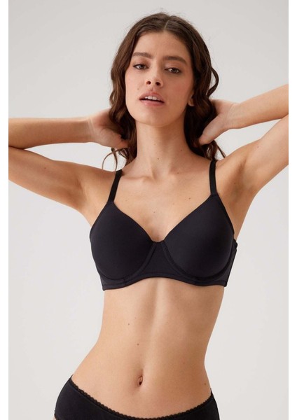 2'li Ekonomik Paket Siyah-Beyaz 6224 Barcelona Desteksiz Toparlayıcı Micro Sütyen Set D Cup Seçeneği fiyatları
