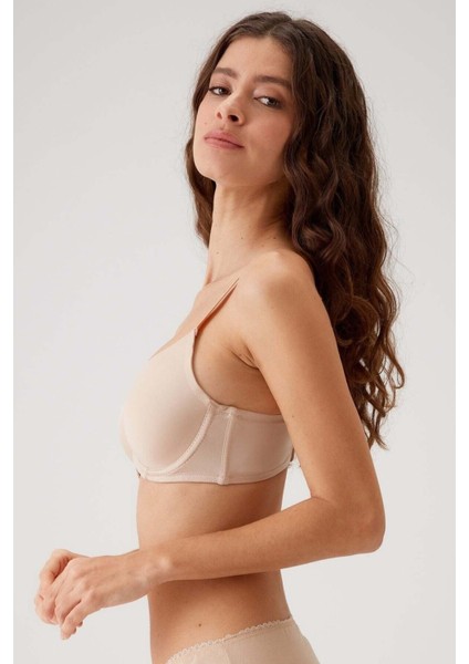 2'li Ekonomik Paket Siyah-Ten 6224 Barcelona Desteksiz Toparlayıcı Micro Sütyen Set D Cup Seçeneği modelleri