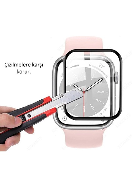 Apple Watch Ultra 49MM Ekran Koruyucu 3D Kavisli Full Kaplama Pmma