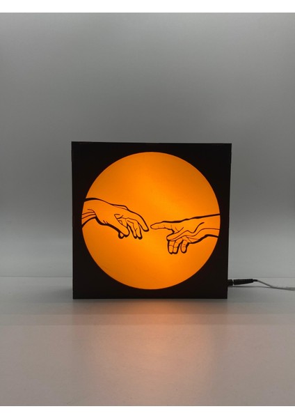 Minimalist Çizim Tasarım - Işıklı Dekor