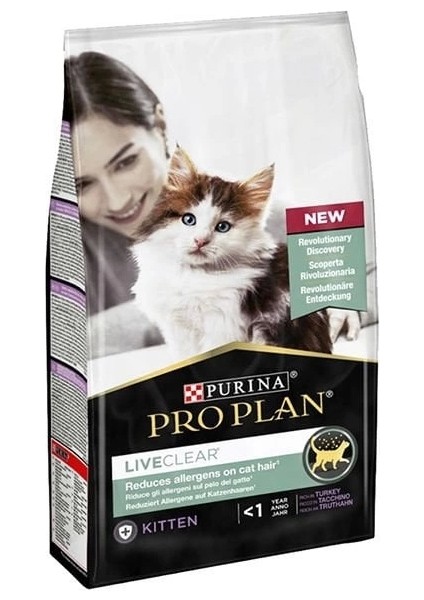 Liveclear Hindili Yavru Kedi Maması 1.4 kg