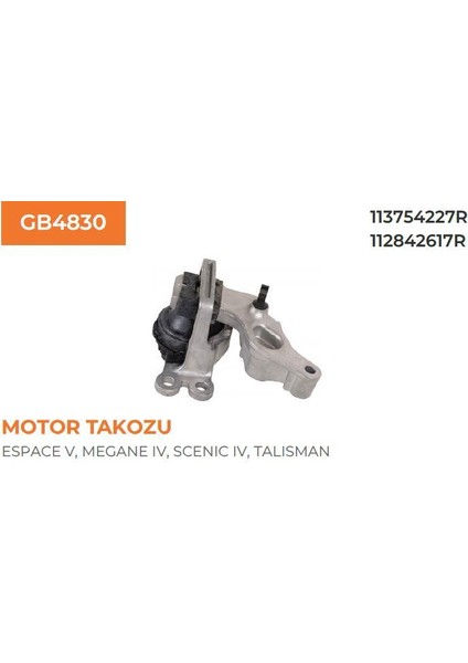 Motor Takozu Megane Iv-Talısman-Scenıc Iv-Espace V 1.6 Dcı
