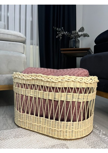 Rattan Dekoratif Sepet 35X50 cm