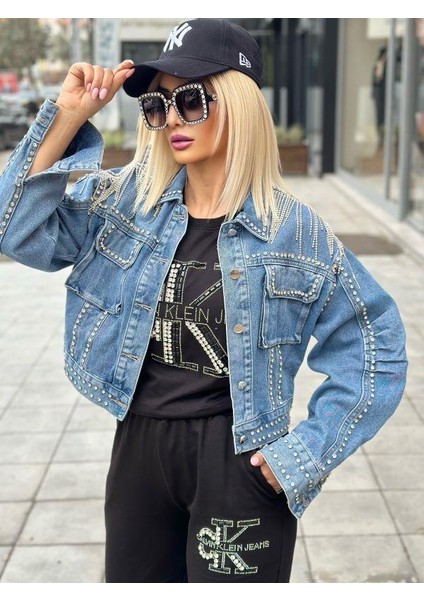 4607 Ck Taşlı Takım Siyah
