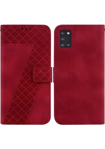 Samsung Galaxy Phone Cüzdan Kabartmalı Desen Flip Folio Kapak Için Telefon Kılıfı (Yurt Dışından)