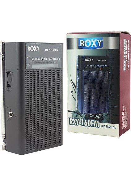 Roxy RXY-160FM Cep Tipi Mini Analog Radyo