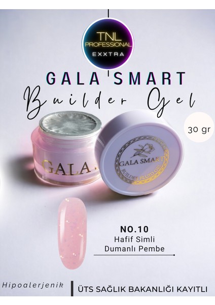 Gala Smart Protez Tırnak Jeli No: 10 Builder Fluid Gel Akışkan Kıvam 30 gr Jel