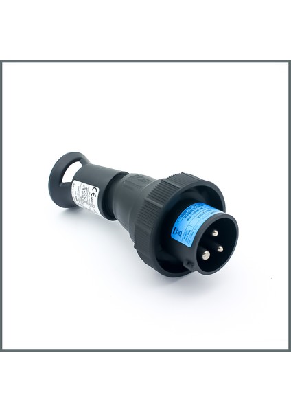 Exproof Fiş 16A (IP66/IP67) 230V 2p+T H:6 X-Cee-Ex Serisi