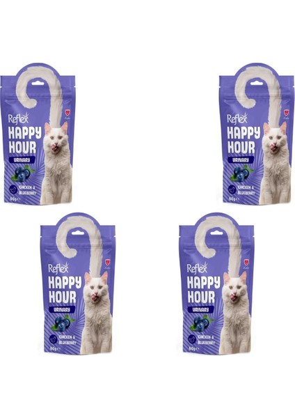 Happy Hour Idrar Yolu Destekleyici Tavuklu Kedi Ödül Maması 60 gr x 4 Adet