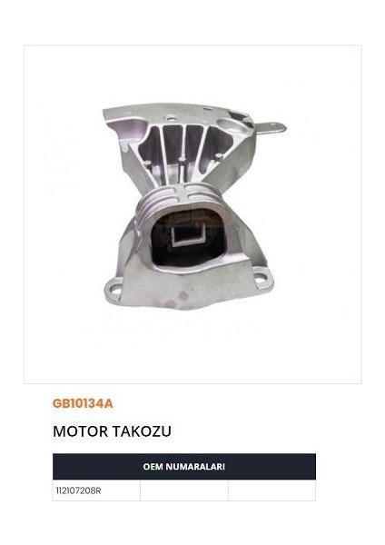 Motor Takozu Dacia Duster 2.0 16V