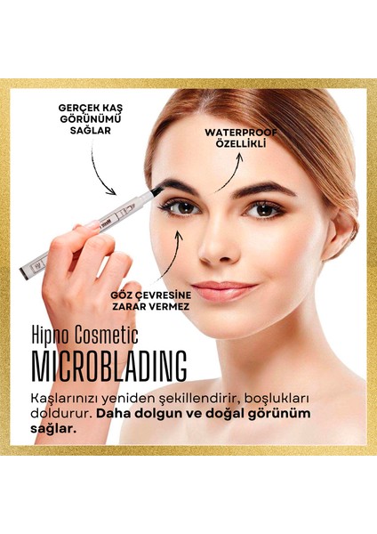 Magic Lashes 6 Farklı Kirpik Seti Ve Microblading Kaş Kalemi (Siyah) Set Bir Arada