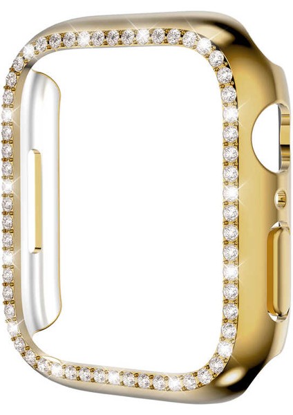 Apple Watch 7 45MM Ekran Kasa Koruyucu Diamond Series Sert Pc Koruyucu