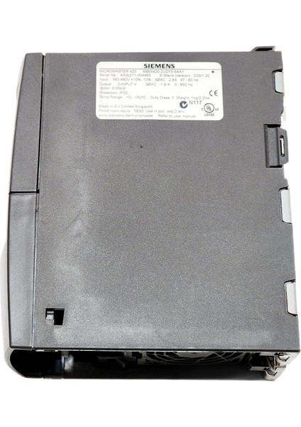 6SE6420-2UD15-5AA1 Mıcromaster 420 Sıemens
