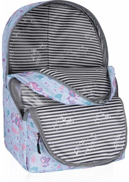 Unisex Üçlü Okul Çantası Seti PLCAN2079