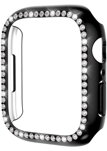 Apple Watch 44MM Ekran Kasa Koruyucu Diamond Series Sert Pc Koruyucu