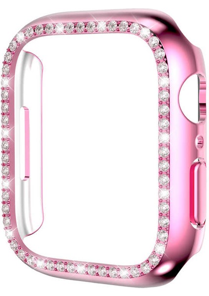 Apple Watch 44MM Ekran Kasa Koruyucu Diamond Series Sert Pc Koruyucu