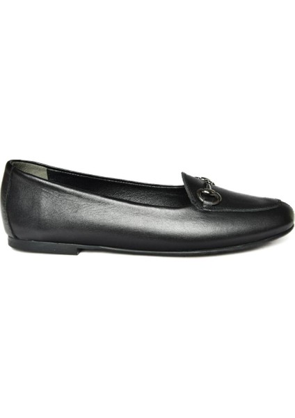 R667001403 Siyah Deri Babet