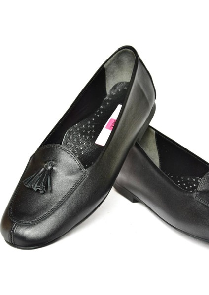 R667001203 Siyah Deri Babet modelleri