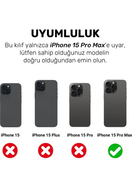 iPhone 15 Pro Max Uyumlu Dalgalı Çerçeveli Darbeye Dayanıklı Silikon Telefon Kılıfı indirimleri