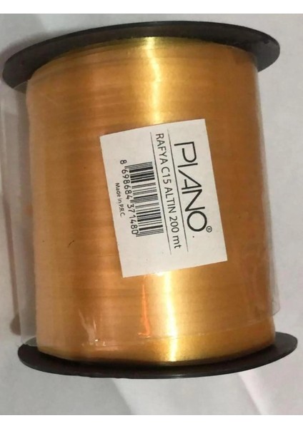 Rafya 200M Uzunluk x 5mm Genişlik Piano Mat Renkler - Renk Seçmeli 1 Adet