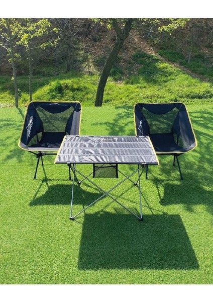 Ultralight Masa + 2 Pratik Sandalye Set