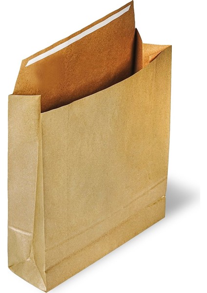 Roco Paper Hediye Paketi 15*6*25,5 cm Kese Kağıdı Yapışkanlı Ağız Altın 25'li Paket